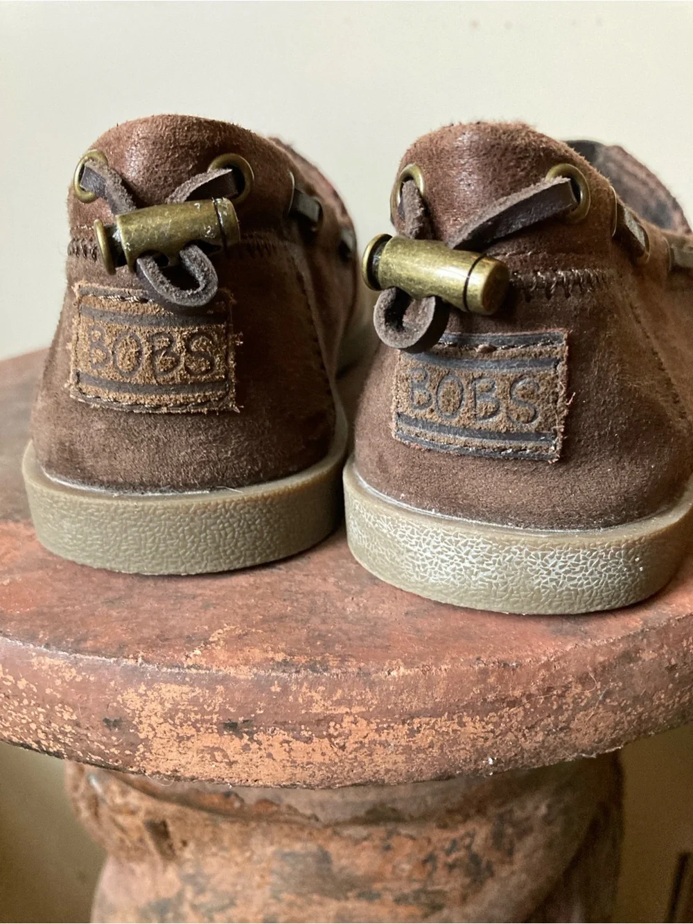 Bobs by Skechers Size 9 Chill Luxe brown casual alpargata flats